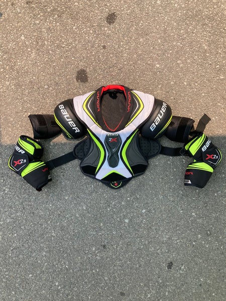 Junior Large Bauer 2X Shoulder Pads + X2.9 Elbow Pads