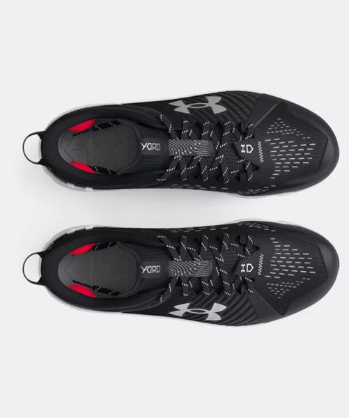 Under Armor Yard Low Youth Baseball Shoes SZ  6 Black