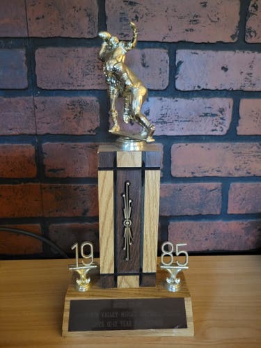 Vintage 1985 Football Trophy