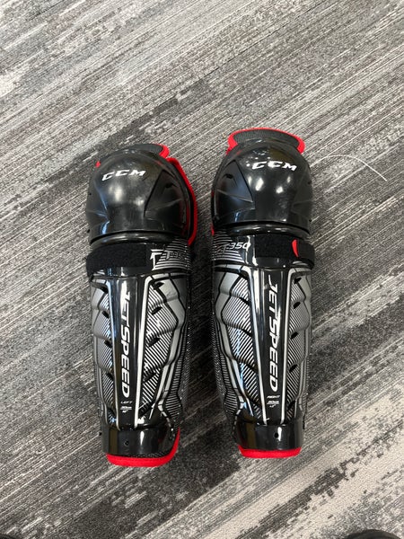 Junior CCM JetSpeed FT350 Shin Pads 12" (Used)