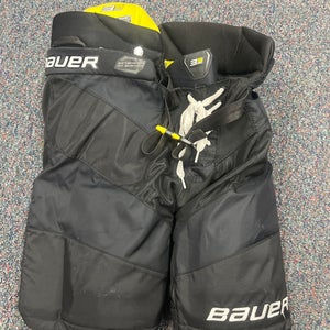 Black Bauer Supreme 3S Pro Hockey Pants (Used) | Junior Large
