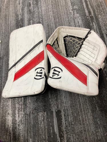 Warrior Ritual G4 Goalie Gloves & Blockers | Intermediate Regular
