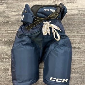 Blue Junior Large CCM Tacks AS 580 Hockey Pants (Used)