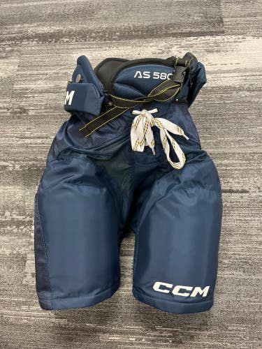 Blue Junior Large CCM Tacks AS 580 Hockey Pants (Used)