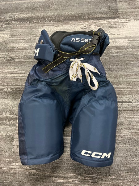 Blue Junior Large CCM Tacks AS 580 Hockey Pants (Used)