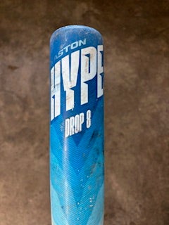 "Arctic Flame" Easton Hype Fire Composite USSSA Certified Bat (-8) 23 oz 31" (Used)