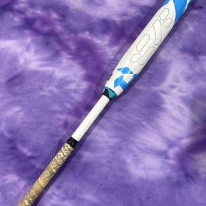White 2023 DeMarini CF Composite Bat (-10) Composite 22 oz 32" (Used)