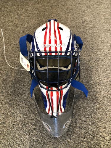 Junior Bauer NME 5 Goalie Mask (Used)