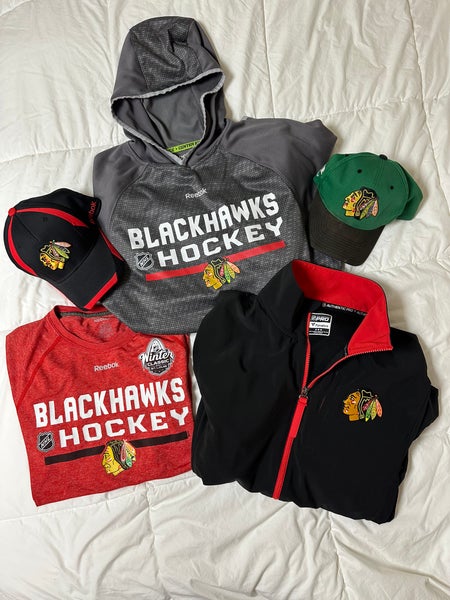 Various Chicago Blackhawks apparel Hoodies Shirt Hats