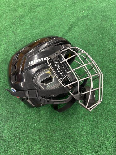 Black Small Warrior Alpha One Pro Helmet (Used)