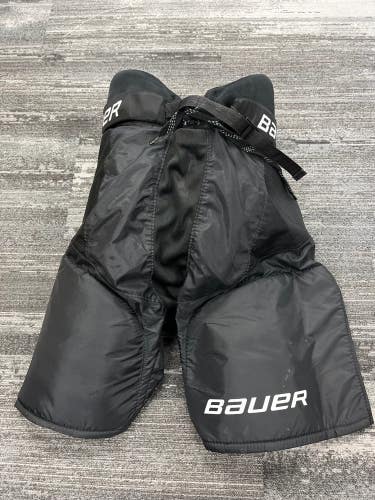 Black Senior Medium Bauer MS-1 Hockey Pants (Used)