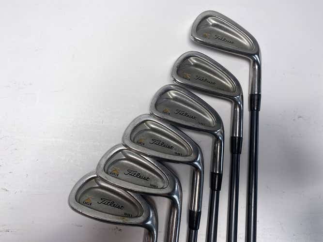 Titleist DCI 981 Iron Set 5-PW Select Regular Graphite Mens RH Oversize +1''