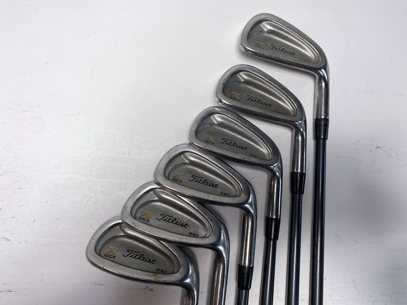 Titleist DCI 981 Iron Set 5-PW Select Regular Graphite Mens RH Oversize +1''