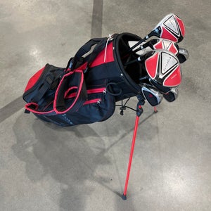 Men's Top Flite XL Varsity Clubs (Full Set) Left Hand Regular Flex 9 Pieces (Used)