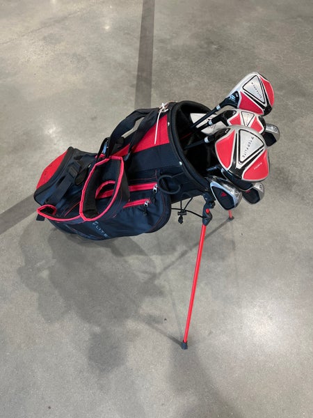Men's Top Flite XL Varsity Clubs (Full Set) Left Hand Regular Flex 9 Pieces (Used)