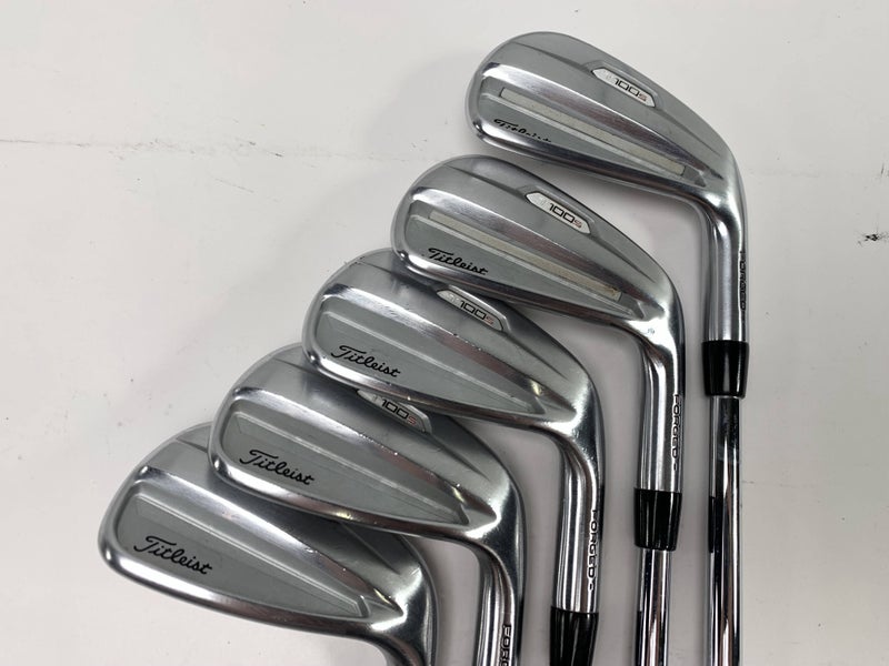Titleist T100S 2021 Iron Set 6-PW True Temper AMT Tour White R300 Regular RH