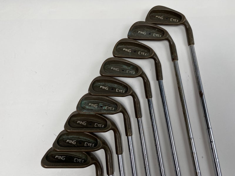 Ping Eye 2 Beryllium Copper Iron Set 3-PW+SW Black Dot Karsten Regular Steel RH