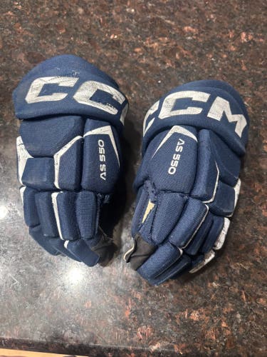 Ccm navy blue gloves Size 11