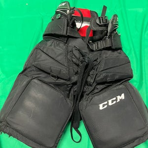 Black Junior Small CCM E2.5 Hockey Goalie Pants (Used)