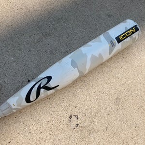 2025 Rawlings Icon Composite Bat USSSA Certified (-5) Composite 26 oz 31" (Used)