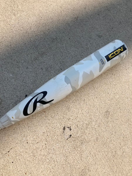 2025 Rawlings Icon Composite Bat USSSA Certified (-5) Composite 26 oz 31" (Used)