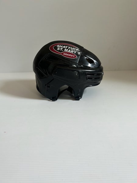Used Black Medium Bauer Re-Akt 200 Pro Stock Helmet
