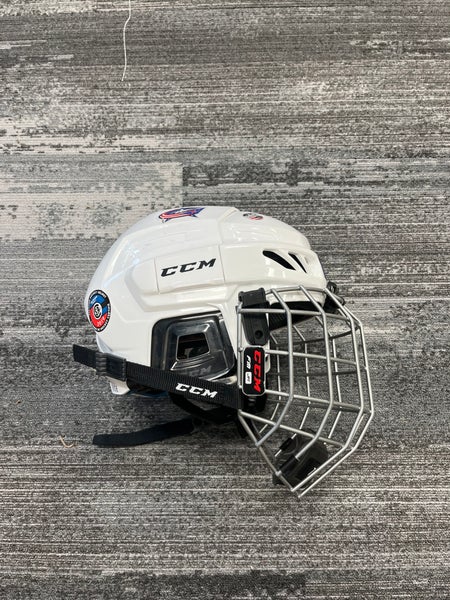 White Youth CCM FL3DS Helmet (Used)
