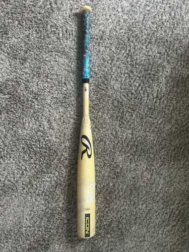 2025 Rawlings Icon Composite BBCOR Certified Bat (-3) 29 oz 32" (Used)