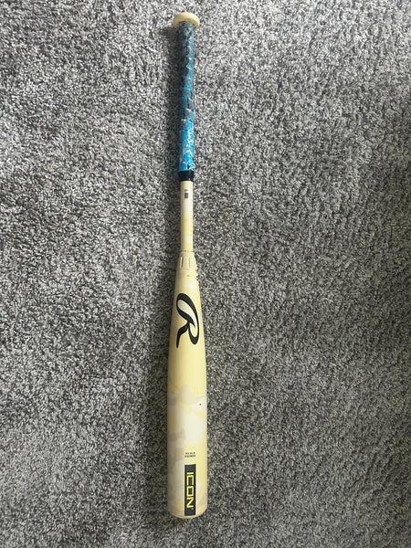 2025 Rawlings Icon Composite BBCOR Certified Bat (-3)  29 oz 32" (Used)