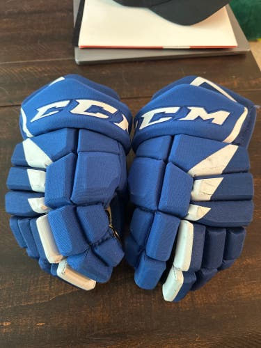 Lightly used CCM gloves