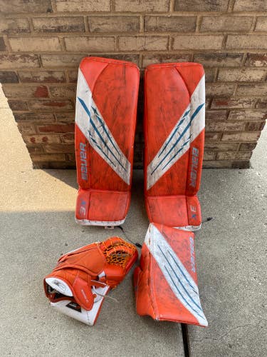 31" Intermediate Bauer Custom 3X Goalie Full Set Regular