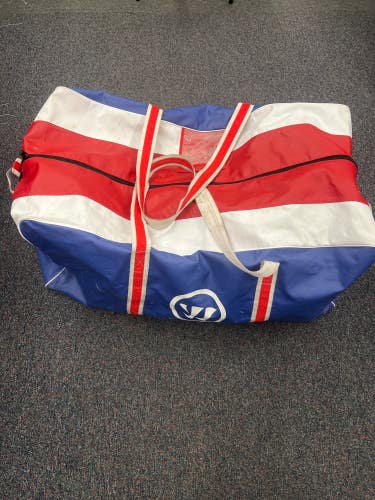 Red White & Blue Warrior Goalie Duffle Bag (Used) 40"x20"x20"