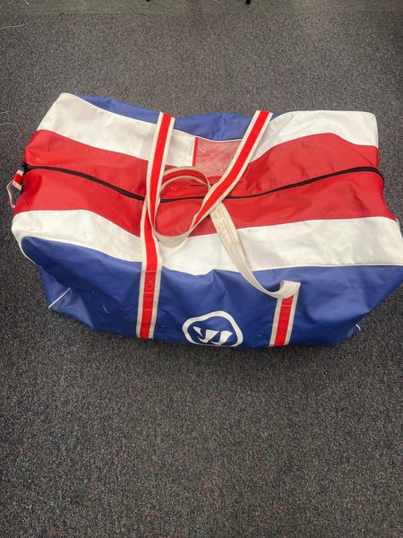 Red White & Blue Warrior Goalie Duffle Bag (Used) 40"x20"x20"