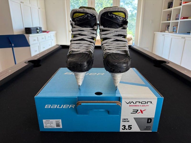 2021 Bauer Vapor 3X Hockey Skates Regular Width Size 3.5 (Used)
