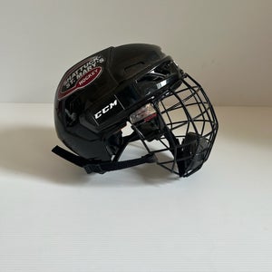 Used Black Medium CCM FL90 Pro Stock Helmet