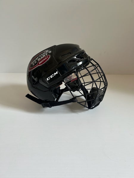 Used Black Medium CCM FL90 Pro Stock Helmet