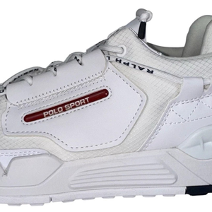 Ralph Lauren Polo Sport Mens Size 11 Sneaker White Red Shoes Kicks NEW