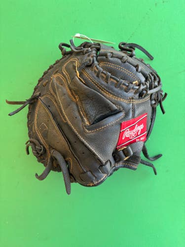 Black Rawlings Renegade RH Catcher's Baseball Glove 31.5"