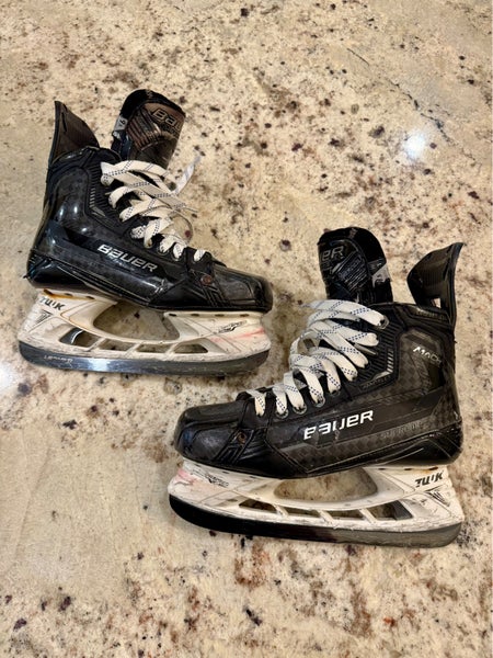 Bauer Supreme Mach Skates | Size 9.5 Fit1 + Pulse Ti Steel
