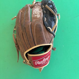 Brown Rawlings Premium Series RH Pitcher's Baseball Glove 12"