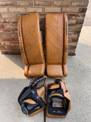 Brown 32" Intermediate Warrior Ritual G6 E+ Goalie Full Set Regular (Used)