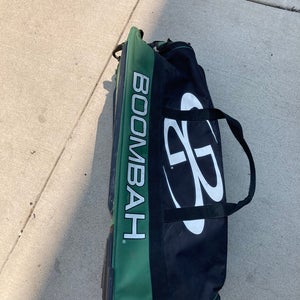 Green Boombah Wheeled Catcher's Bag (Used)