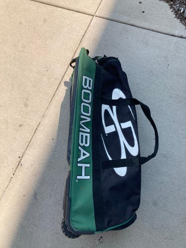 Green Boombah Wheeled Catcher's Bag (Used)