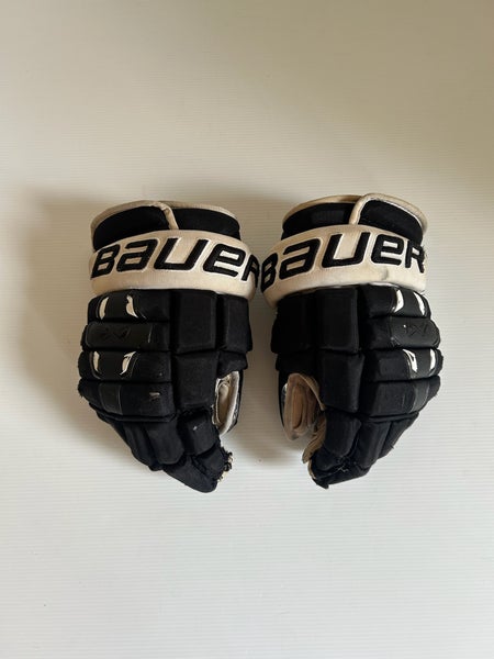 Used Black/Grey Senior Bauer Nexus 2N 14" Hockey Gloves