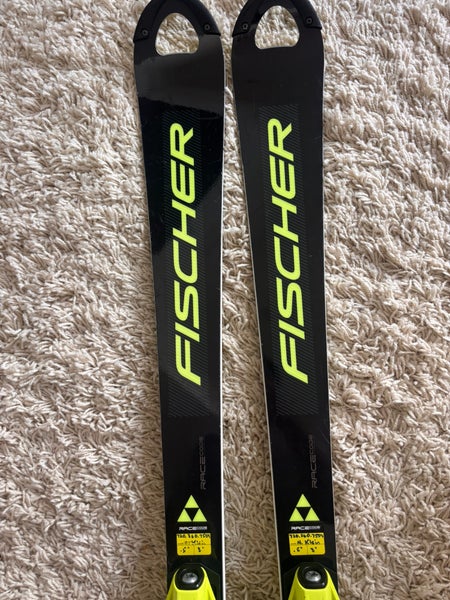 Men's 2023 Fischer 165 cm RC4 World Cup SL Skis With Bindings Max
