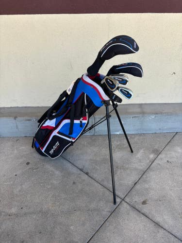Junior Top Flite Junior 6 Club Set Left Hand Junior Flex (Ages 9-12)