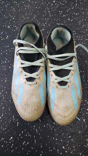 Used Adidas Soccer Cleats Grey Junior 04 11849-S000030274