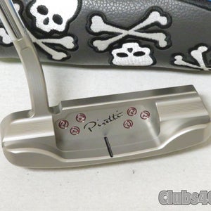 Piretti Premier Series Potenza 1.5 Putter 35"+Skull & Crossbones Tour Cover MINT
