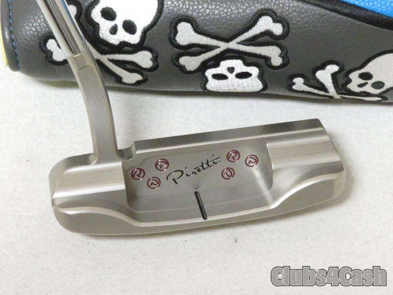 Piretti Premier Series Potenza 1.5 Putter 35"+Skull & Crossbones Tour Cover MINT