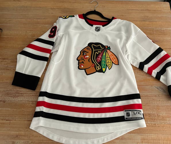 Youth L/XL NHL Youth Chicago Blackhawks Connor Bedard #98 Premier Away Jersey